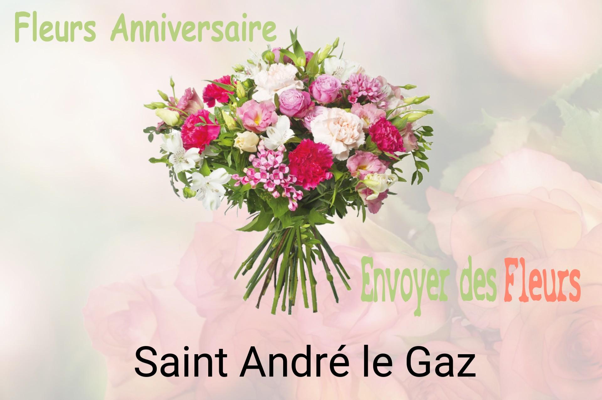 Bouquet de fleurs d’anniversaire livré à Saint-André-le-Gaz